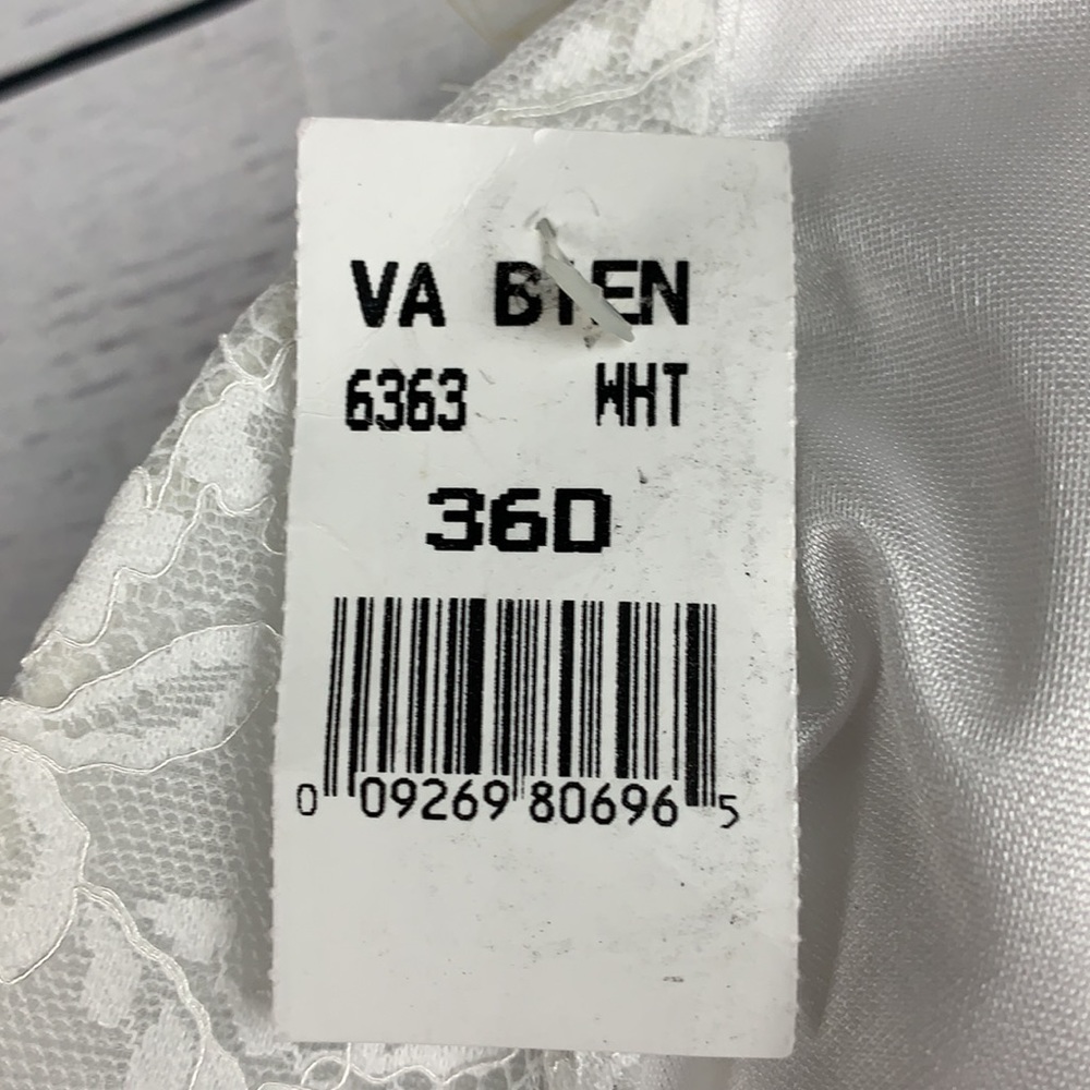 Va Bien white plunge bustier size 36D - Picture 5 of 7